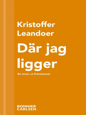 cover image of Där jag ligger